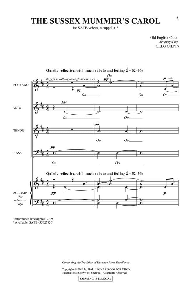 The Sussex Mummer's Carol